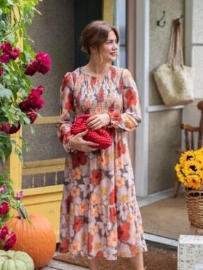 Jillian Harris The Grace Midi Dress Size Large